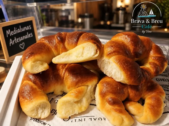 Croissants y medialunas artesanas