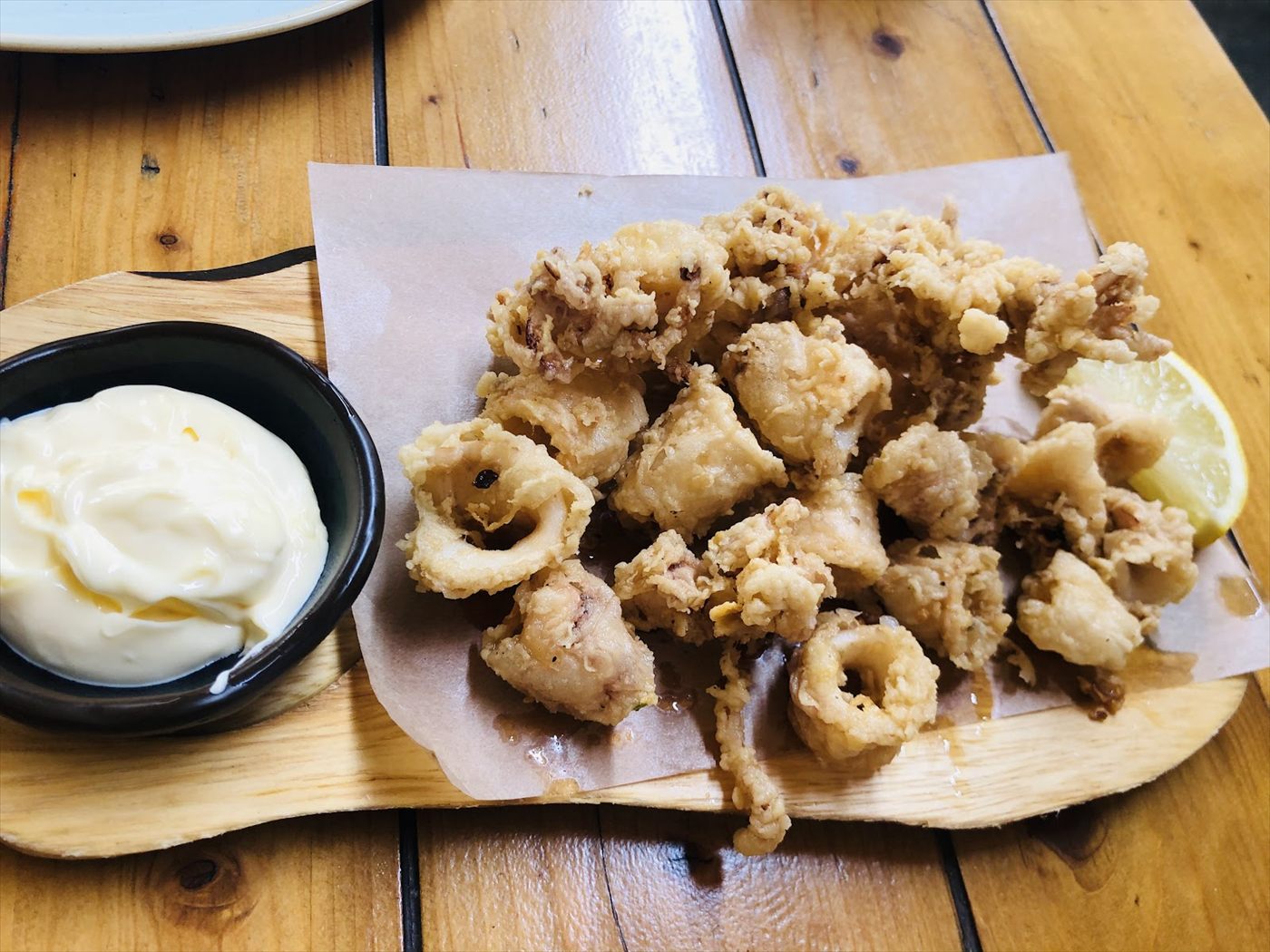 Calamares con alioli